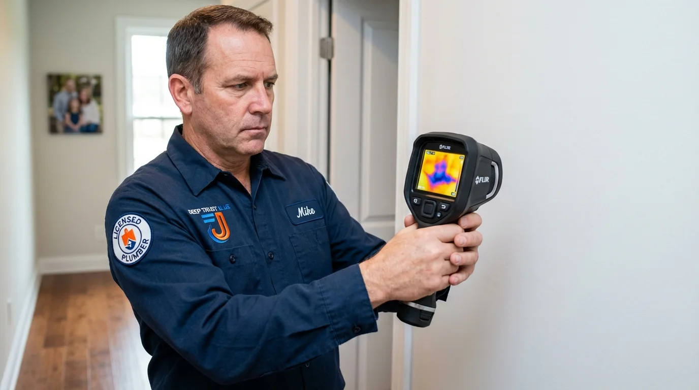 Thermal imaging leak detection by Johns Plumbing LLC in Hormigueros