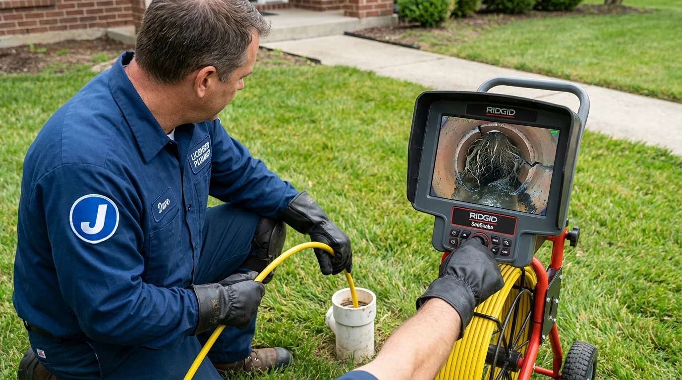 Sewer camera inspection being performed by Johns Plumbing LLC in Hormigueros